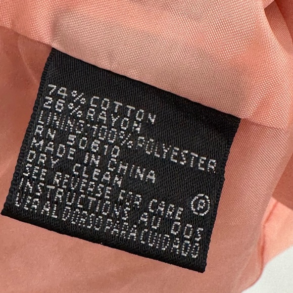 Kasper womens blazer size 2p coral tweed old money - Picture 10 of 11